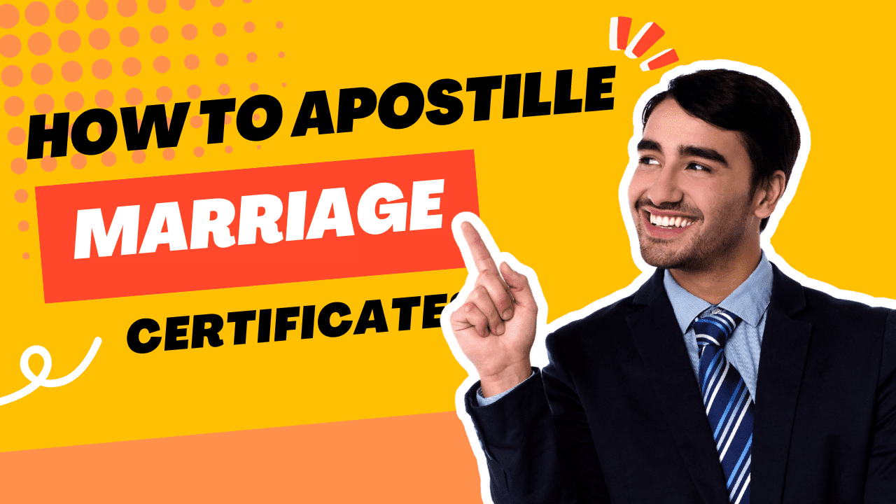 How to apostille marriage certificates 1